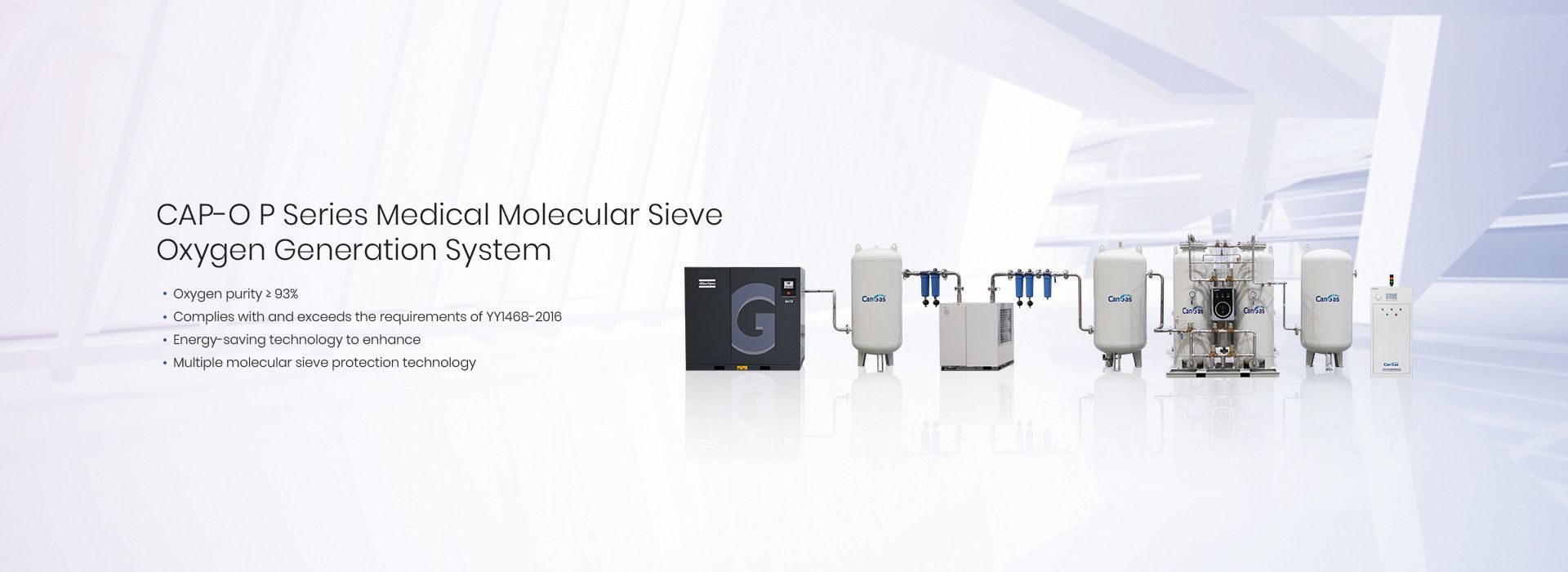 CAP-O P Series Medical Molecular Sieve Oxygen Generation System