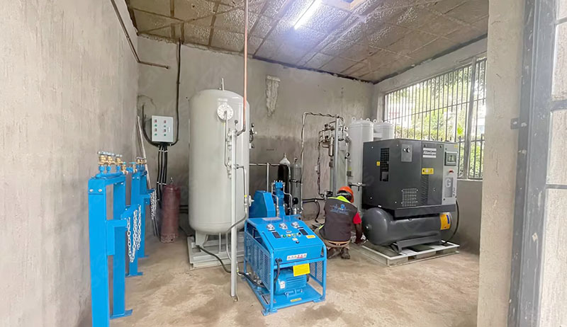 Medical PSA oxygen generator project for a hospital (Uganda)