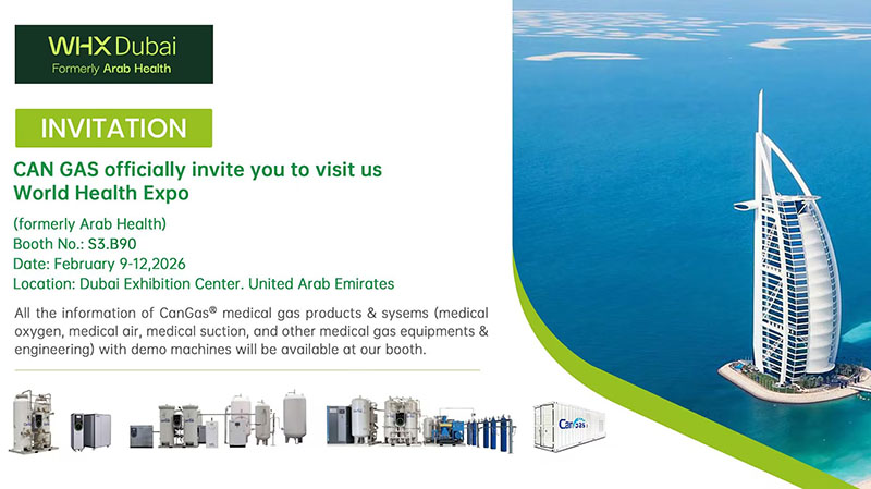CAN GAS Invites You to WHX Dubai 2026 (formerly Arab Health)