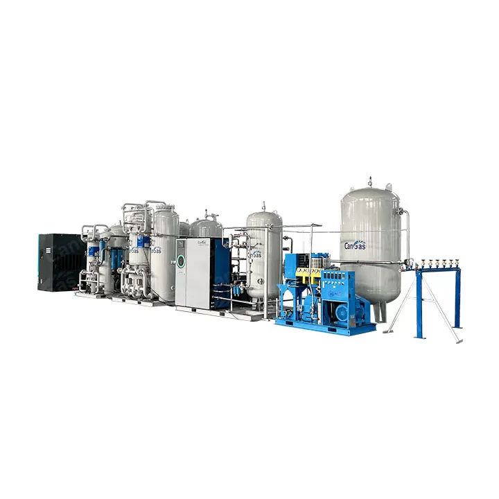 PSA Oxygen Generator With Cylinder Filling station