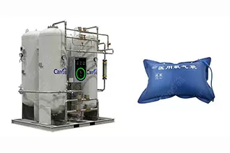 Can a PSA oxygen generator fill an oxygen bag with oxygen
