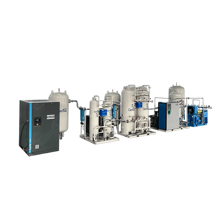 Oxygen cylinder filling station